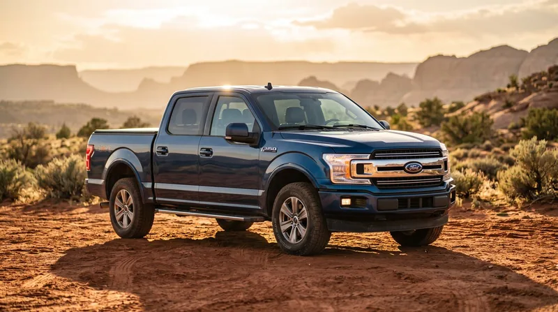 Staged illustration of a vehicle sales page